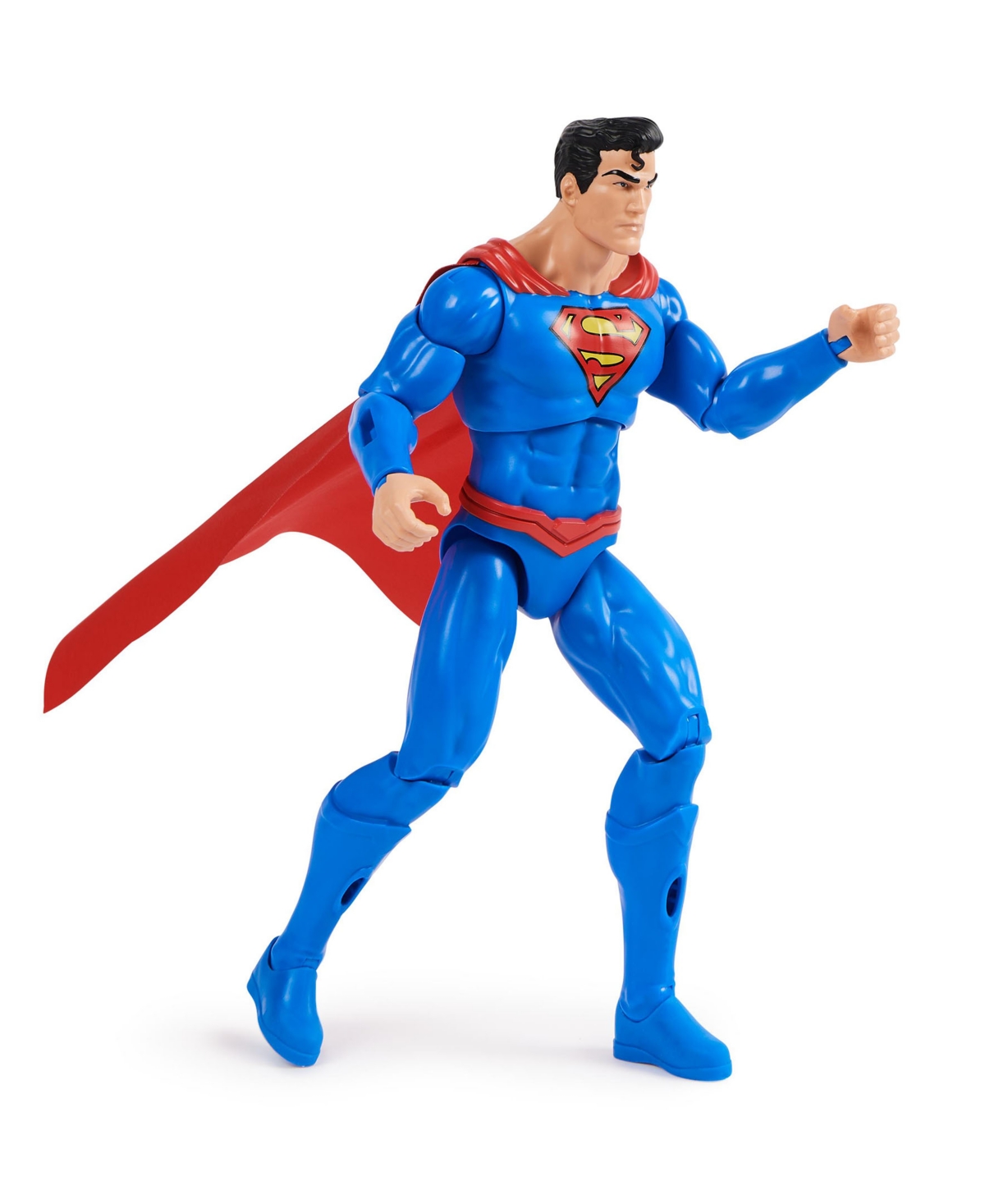 Dc Comics , Superman Man Of Steel Action Figure, Dc Adventures, 12", 9 Accessories, Collectible Superhero In Multi-color