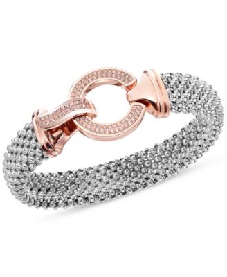 Diamond Circle Mesh Bangle Bracelet (5/8 ct. t.w.)