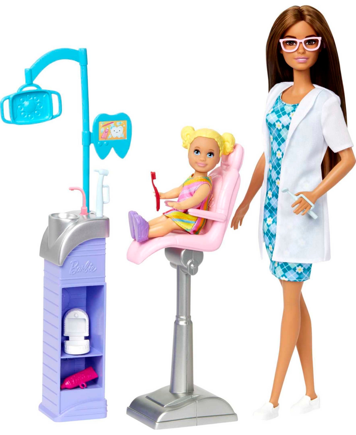 Barbie Kids' Careers Dentist Doll And Playset With Accessories,  Toys In Multi-color