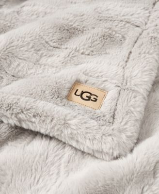 Valor Textured Faux Fur Throw, 50" x 70"
