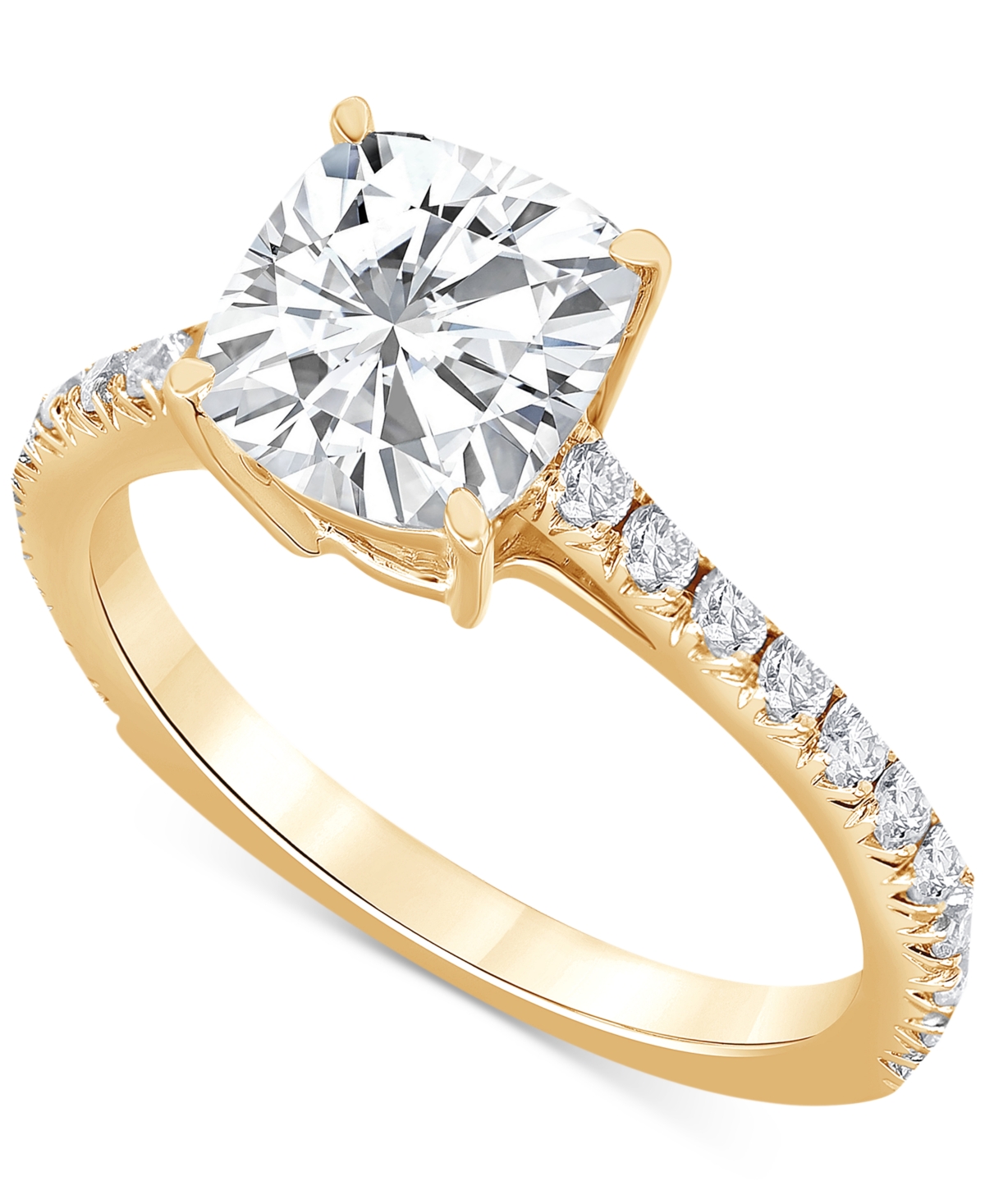 Badgley Mischka Certified Lab Grown Diamond Engagement Ring (2-1/2 ct. t.w.) in 14k Gold