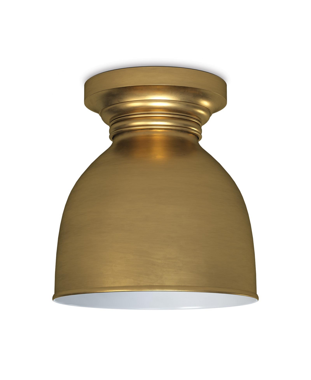 Regina Andrew Pantry Flush Mount Lamp In Brass