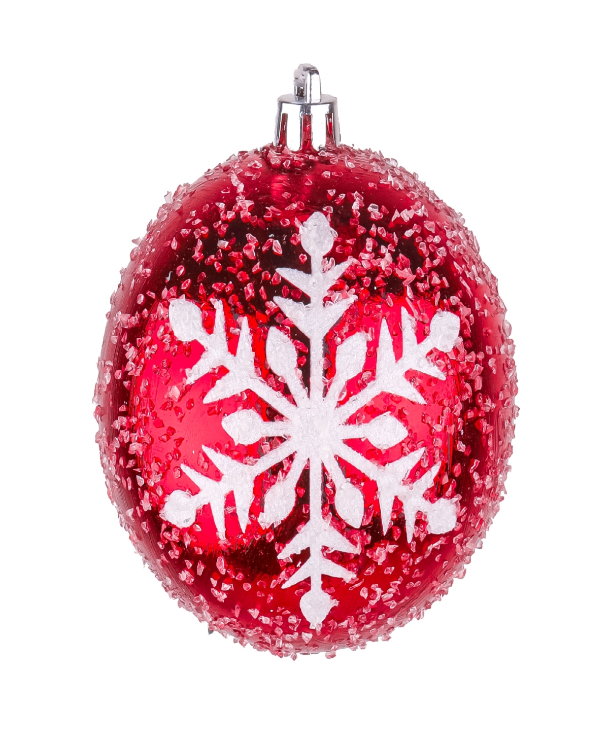 NATIONAL TREE COMPANY FIRST TRADITIONS 6-PIECE SHATTERPROOF SNOWFLAKE ORNAMENTS 