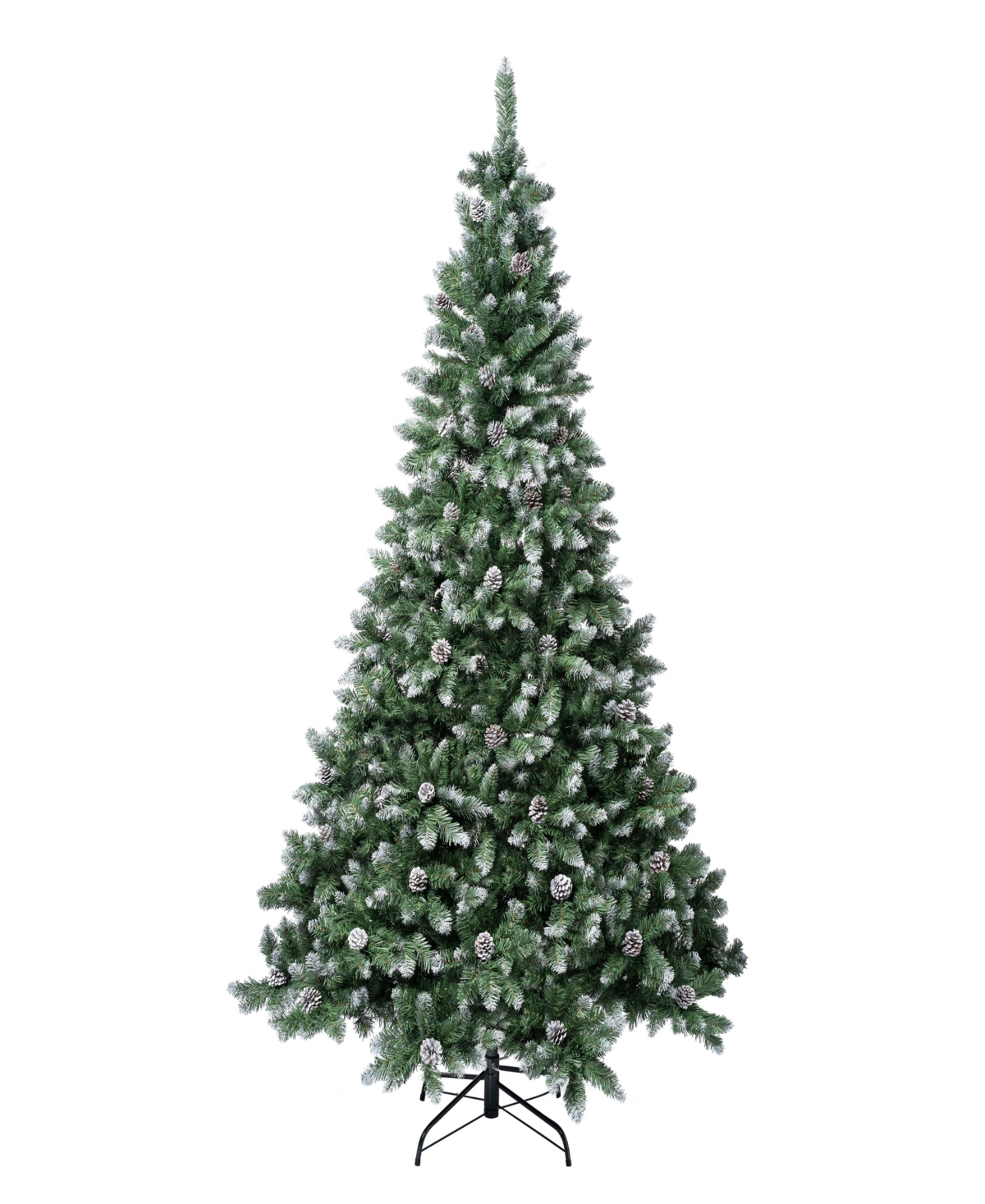 National Tree Company 7.5 Ft. Oakley Hills Snow Hinged Tree In Green