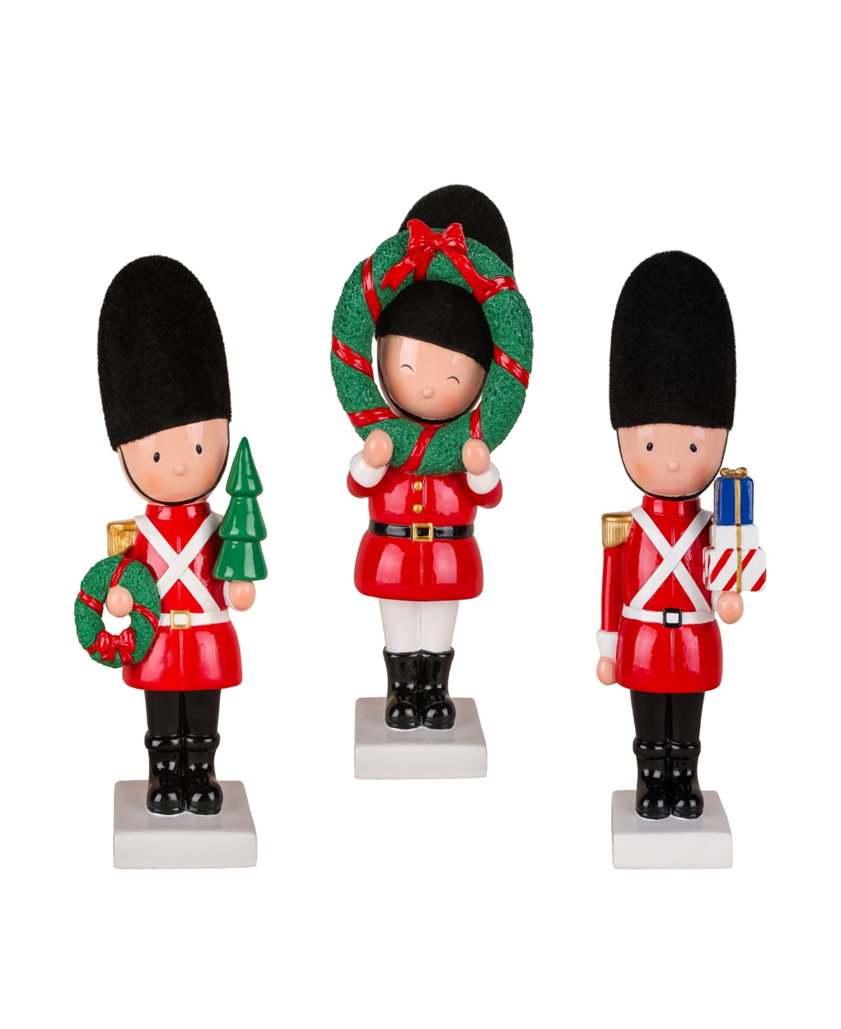 Shop National Tree Company First Traditions 11" Christmas Soldier With Gifts In Red