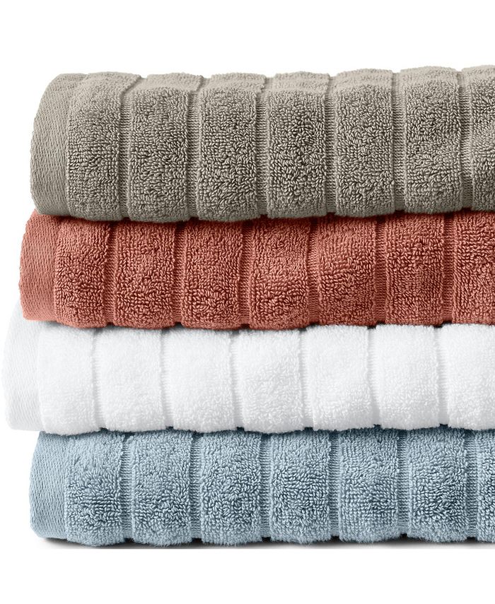 Lands' End Organic Cotton Rib 6-Piece Towel Set - Macy's