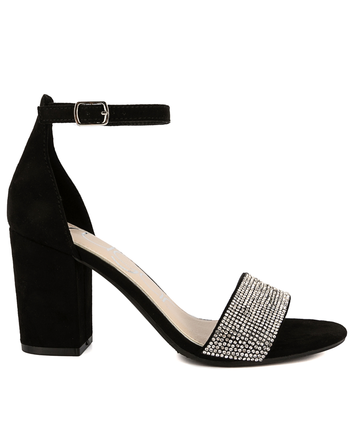 Sugar Women's Machelene Dress Heel Sandals - Black With Stones
