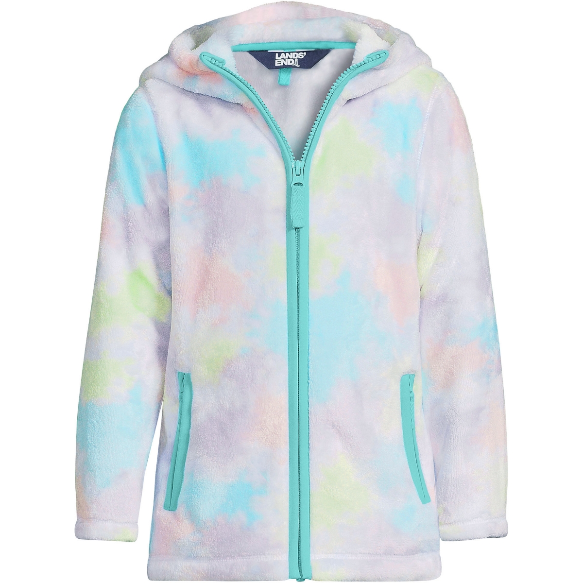 Lands' End Girls Softest Fleece Hoodie