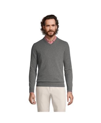 Men's Fine Gauge Cashmere V-neck Sweater