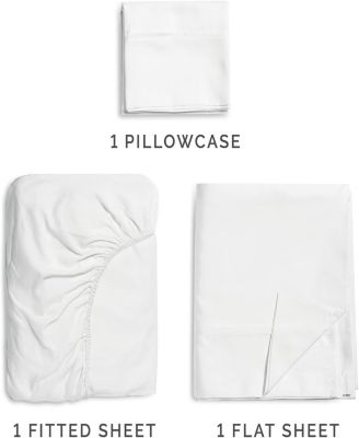 3 Piece 100% Cotton 400 Thread Count Sheet Set - Twin Extra Long