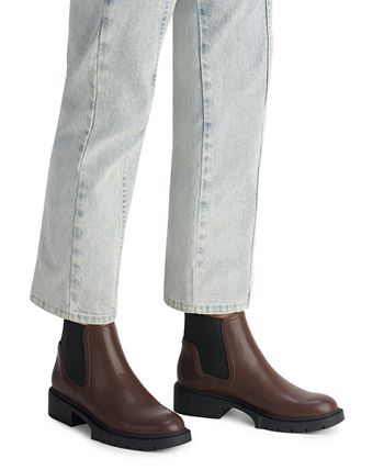 COACH Women s Lenora Pull On Lug Sole Chelsea Booties Macy s