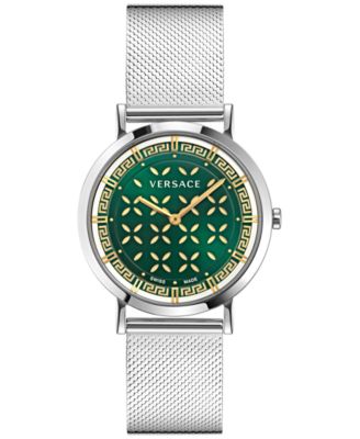 Versace - Women's Swiss New Generation Stainless Steel Mesh Bracelet Watch 36mm