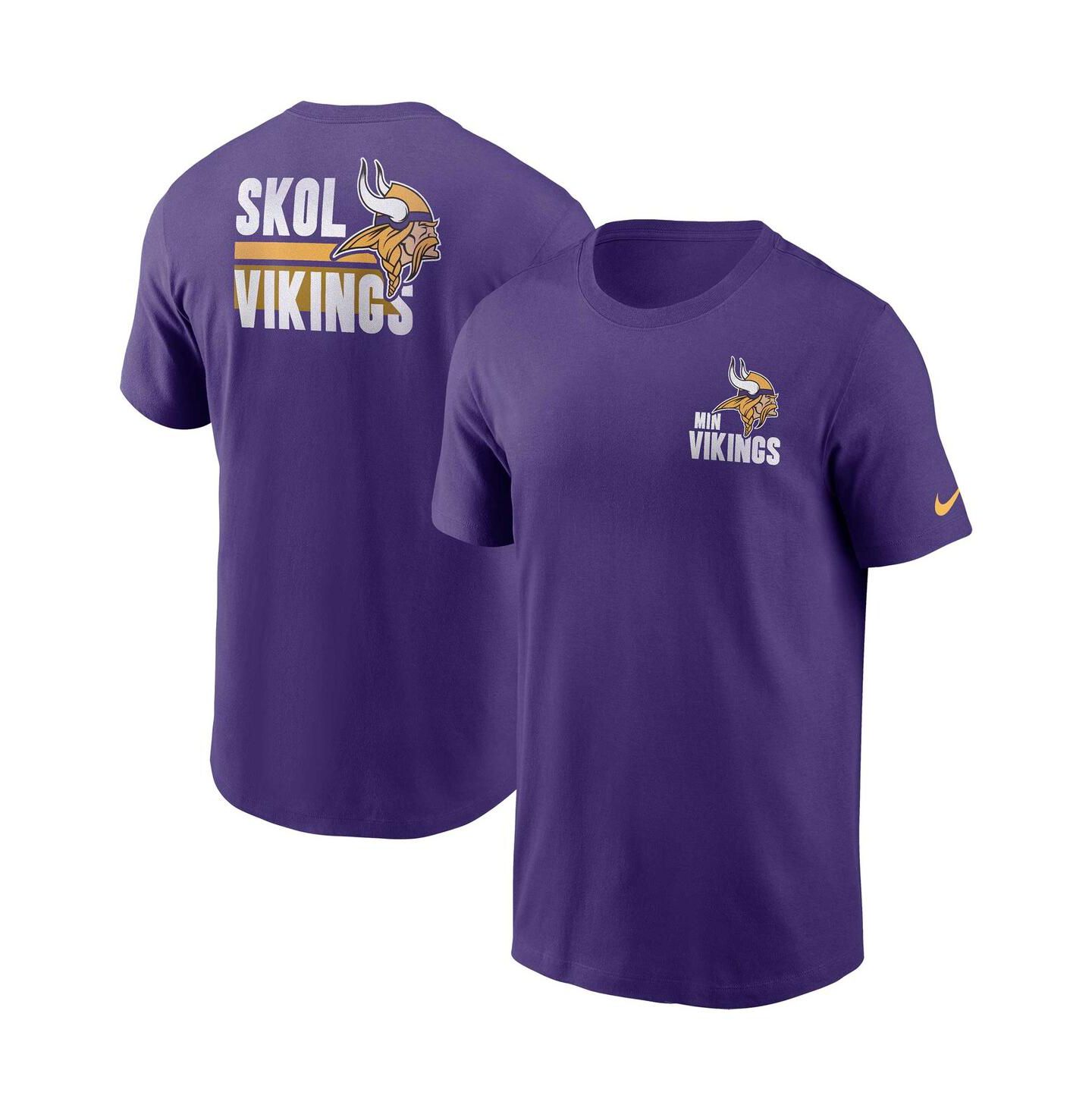 Мужская футболка Nike Purple Minnesota Vikings Blitz Essential — фото 2