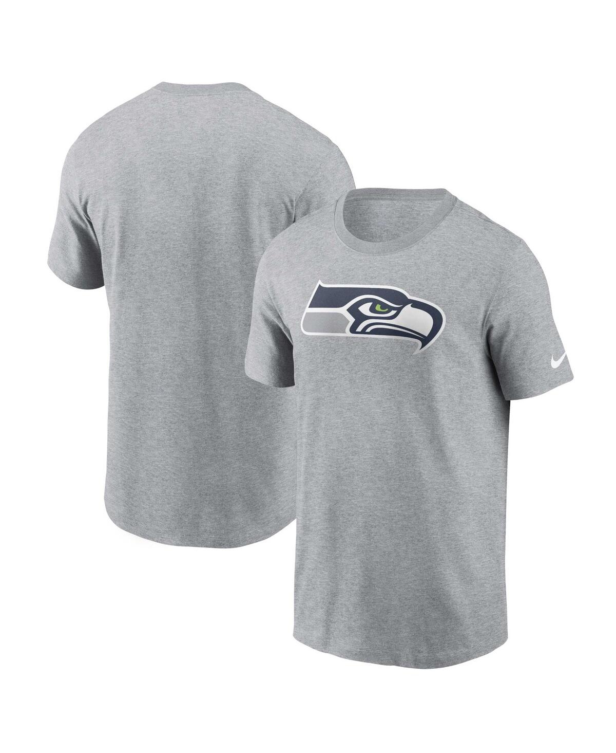 Men's Nike Gray Seattle Seahawks Logo Essential T-Shirt Size: Medium