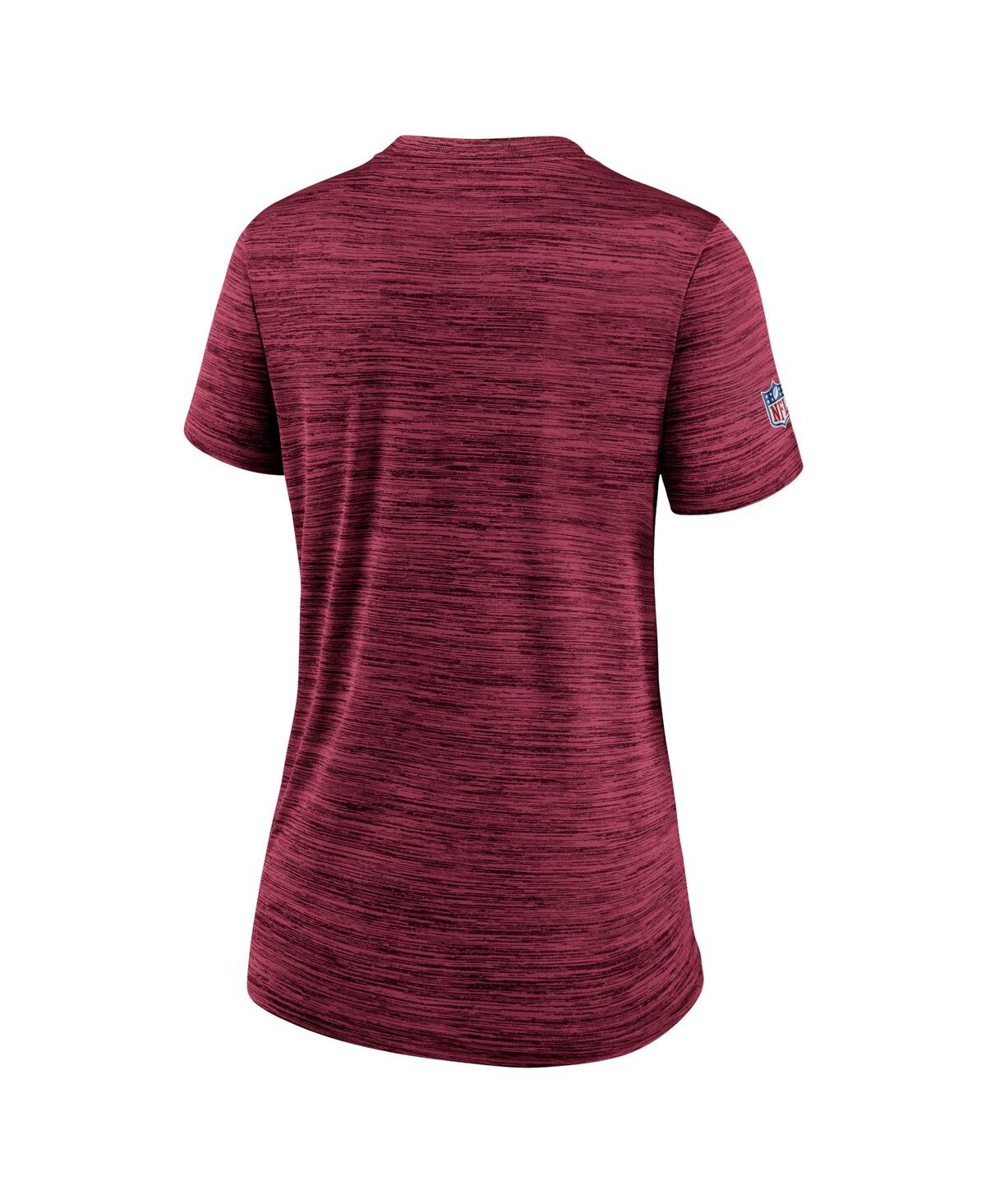 Women's NikeWashington Commanders Sideline Velocity Performance T-shirt - Burgundy