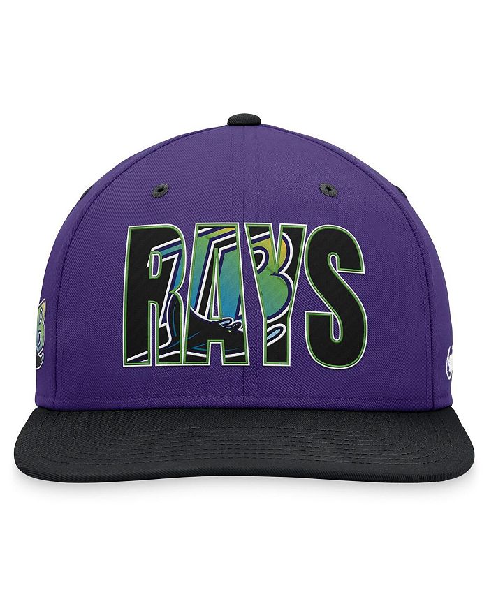 Nike Men's Purple Tampa Bay Rays Cooperstown Collection Pro Snapback ...