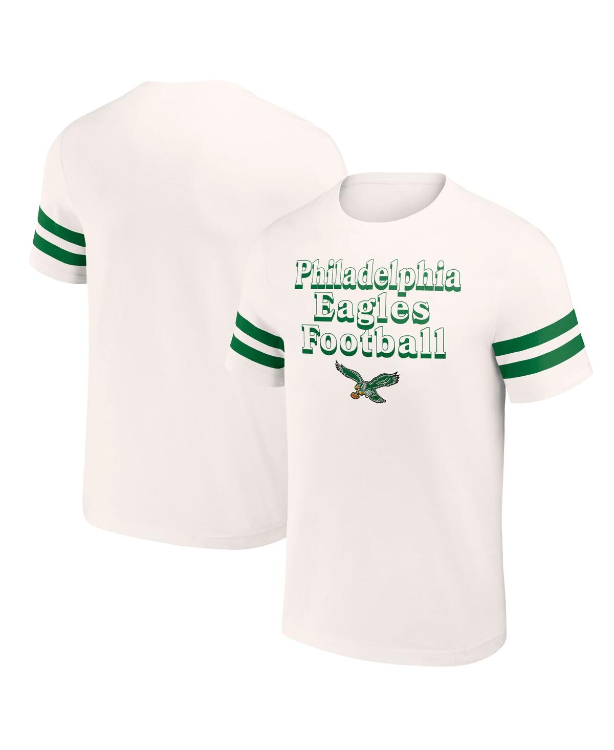 Men's Nfl x Darius Rucker Collection by Fanatics Cream Philadelphia Eagles Vintage-Like T-shirt - Cream