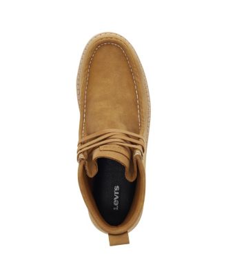 Men's Joshua Faux Leather Lace-Up Boots