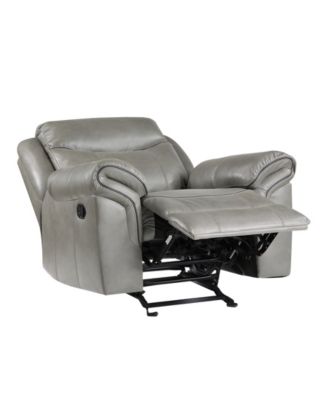 White Label Calico 42" Glider Reclining Chair