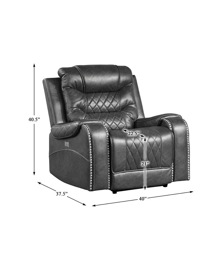 Homelegance White Label Bailey 40" Power Reclining Chair Macy's