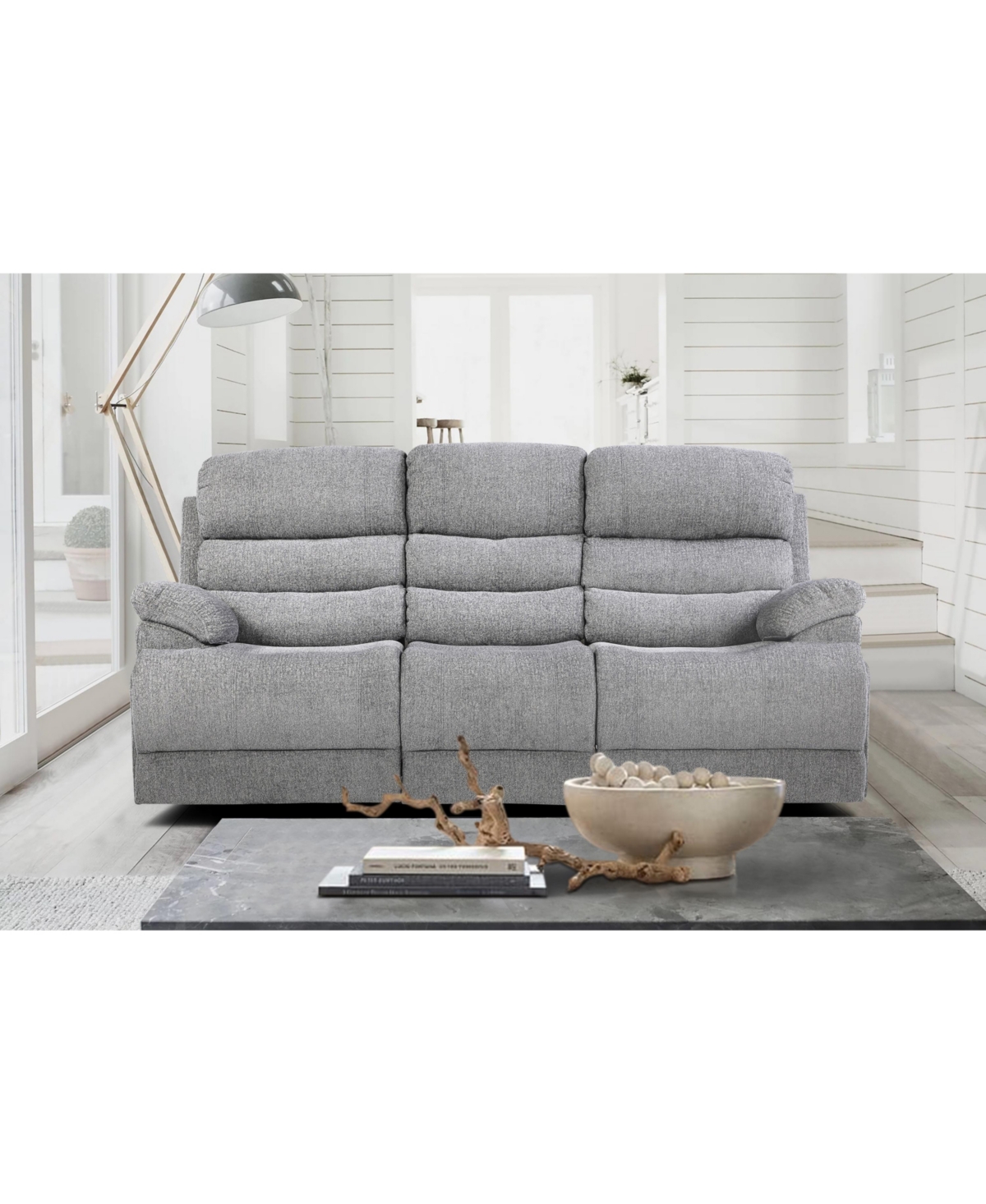 White Label Cruz Double Reclining Sofa