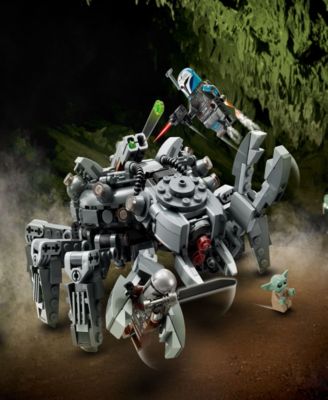 LEGO® Star Wars 75361 Spider Tank Toy Building Set with Mandalorian, Bo-Katan Kryze, and Grogu Minifigures