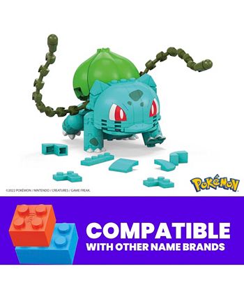 MEGA Pokémon Building Toy Kit Bulbasaur Set With 3 Action Figures (622  Pieces) For Kids
