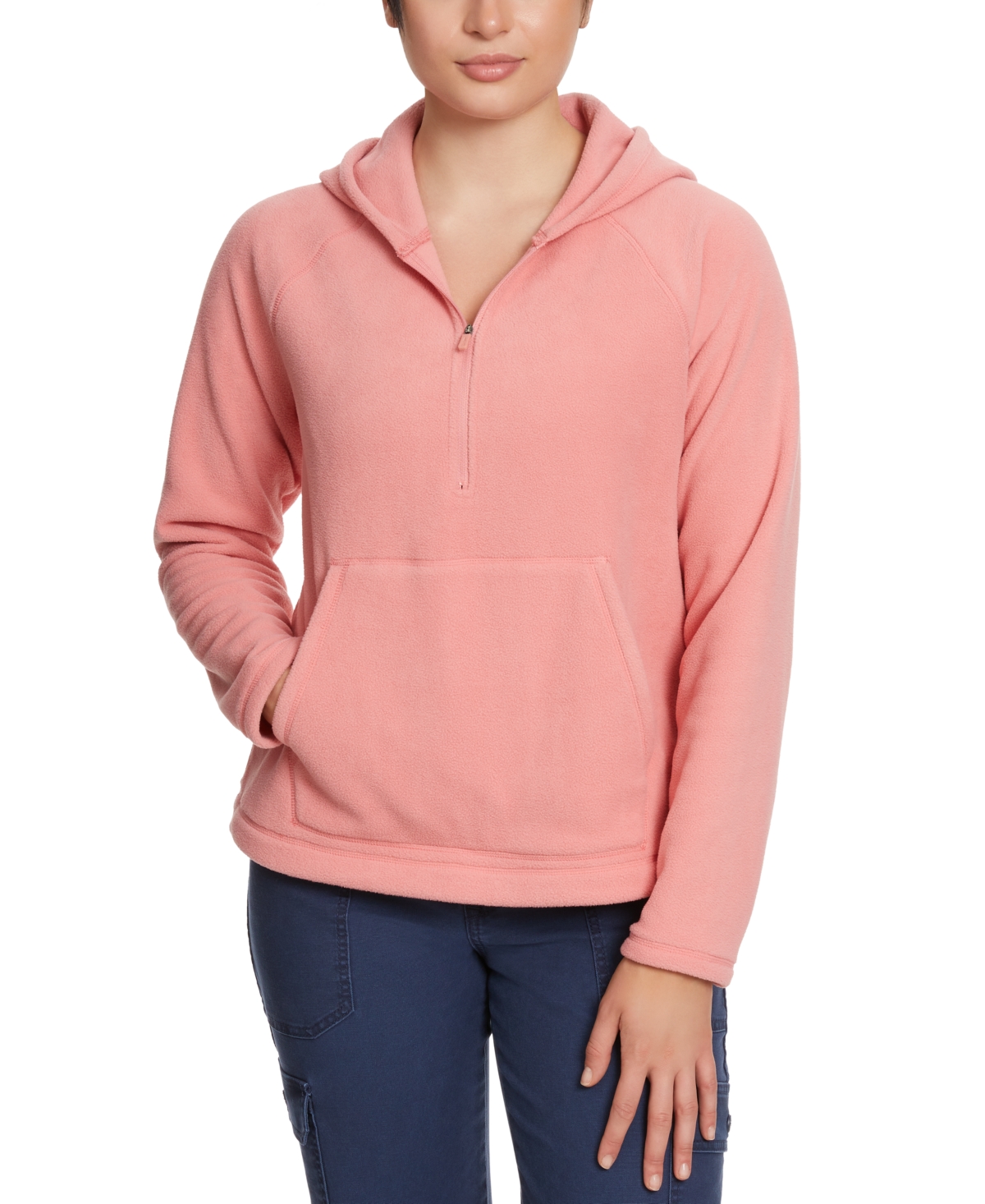 Bass Outdoor Women's Quarter-Zip Long-Sleeve Hoodie