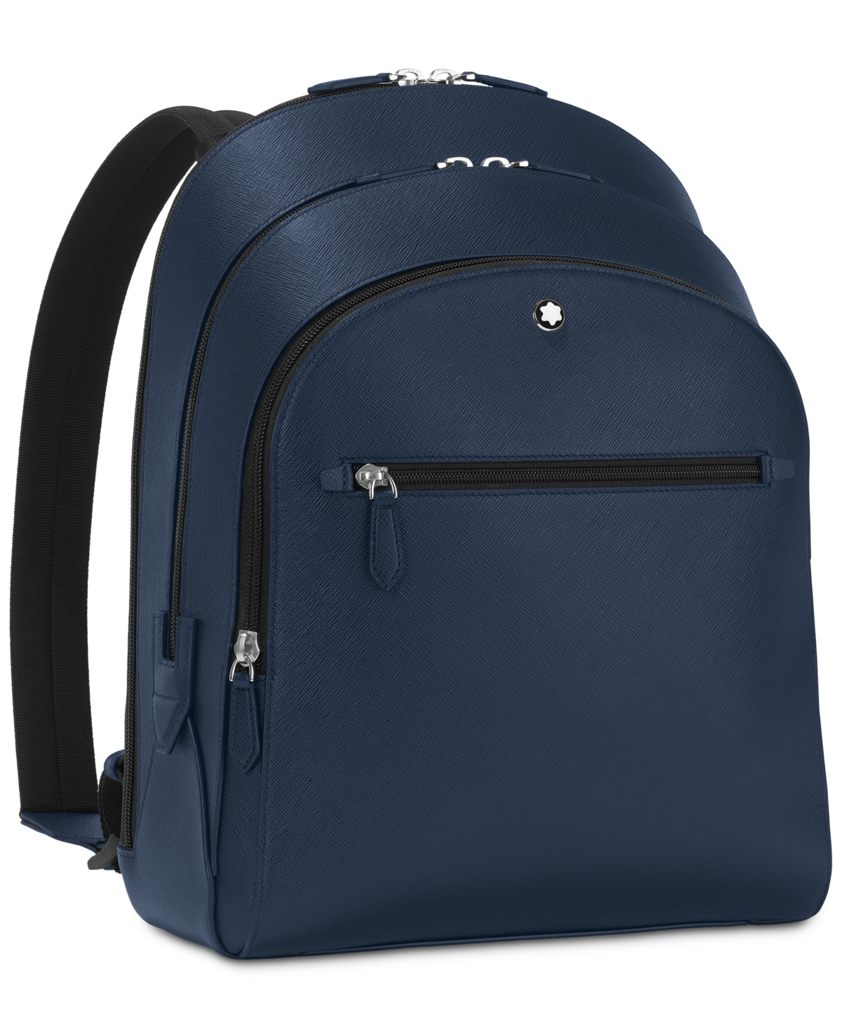 Montblanc Sartorial Medium Leather Backpack In Blue