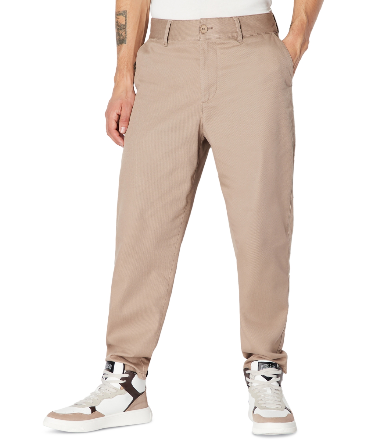 Ax Armani Exchange Men's Straight-leg Pants In Dune