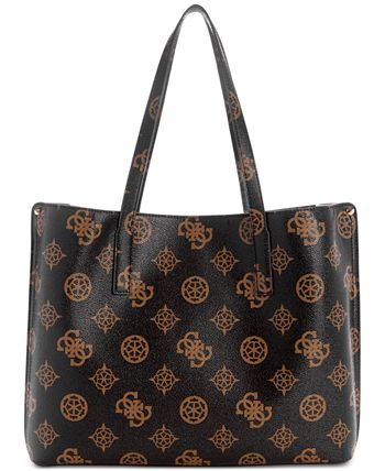 Guess Vikky Extra Large Tote Brown, Tote