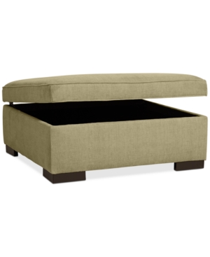 FURNITURE RADLEY 36" FABRIC STORAGE OTTOMAN, CREATED FOR MACY'S
