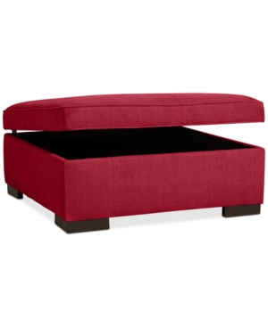 FURNITURE RADLEY 36" FABRIC STORAGE OTTOMAN, CREATED FOR MACY'S