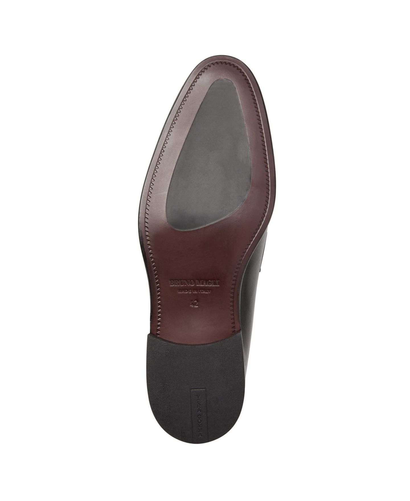 Мужские туфли Bruno Magli Sante Slip-On, цвет: Чёрный — фото 9