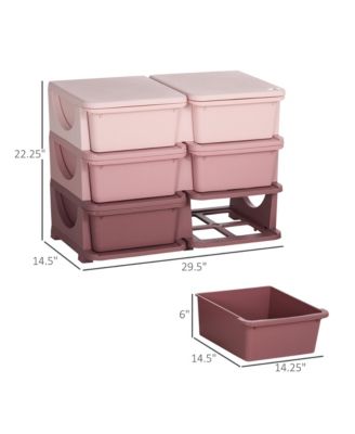 29.5&amp;#x22; 3 Tier Kids Storage Unit Dresser Tower