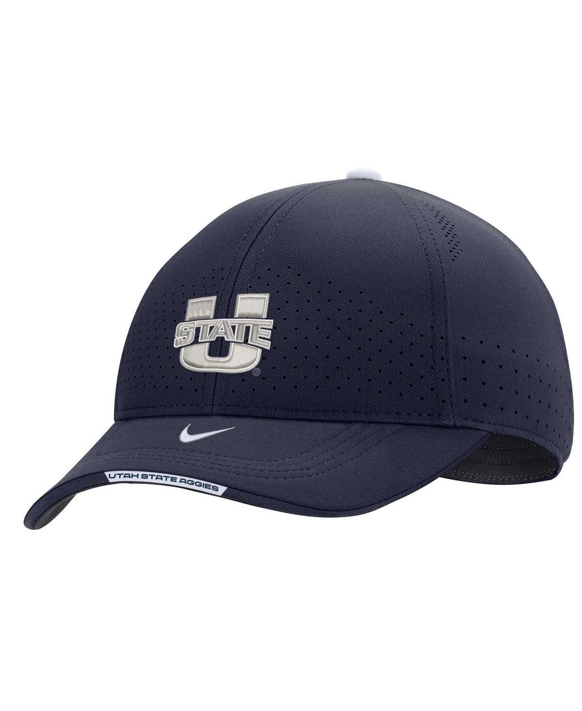 Nike Men's  Navy Utah State Aggies 2022 Sideline Legacy91 Performance Adjustable Hat