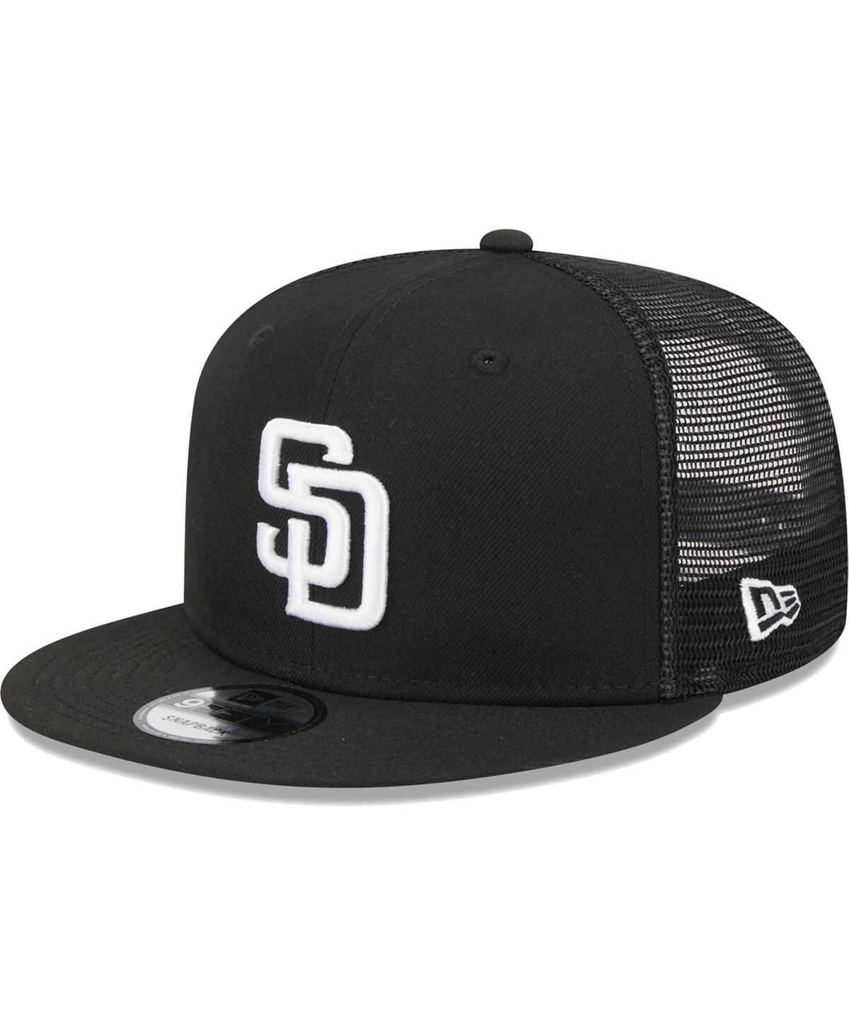 Мужская черная шляпа-бейсболка San Diego Padres Trucker 9FIFTY Snapback
