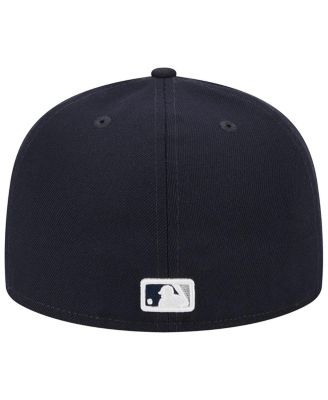 Men's Navy New York Yankees Primary Logo 2000 World Series Team Color 59FIFTY Fitted Hat