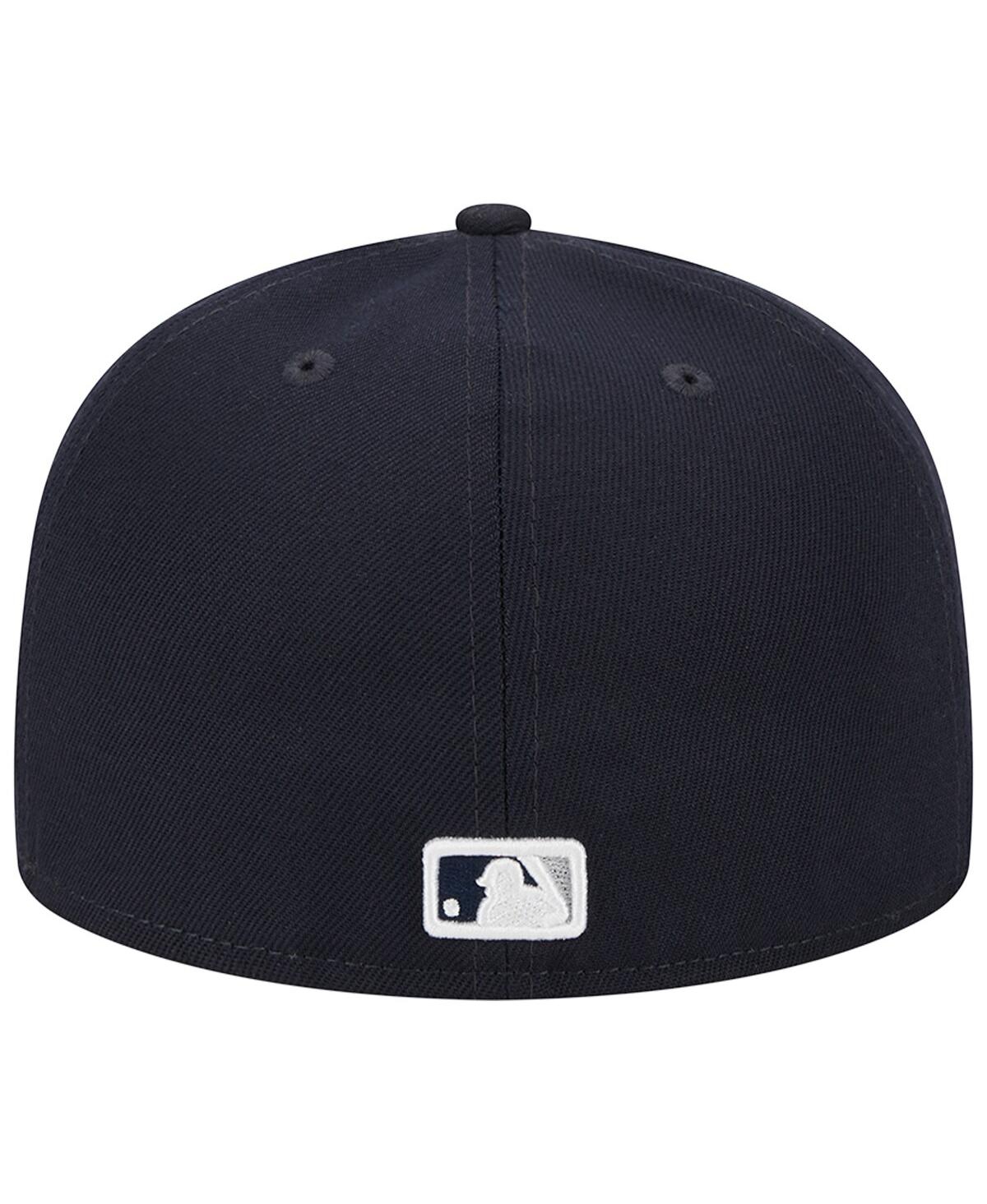 Men's New EraNew York Yankees Primary Logo 2000 World Series Team Color 59FIFTY Fitted Hat - Navy