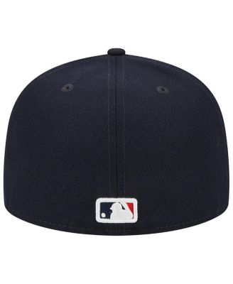 Men's Navy Cleveland Guardians Primary Logo 2019 MLB All-Star Game Team Color 59FIFTY Fitted Hat