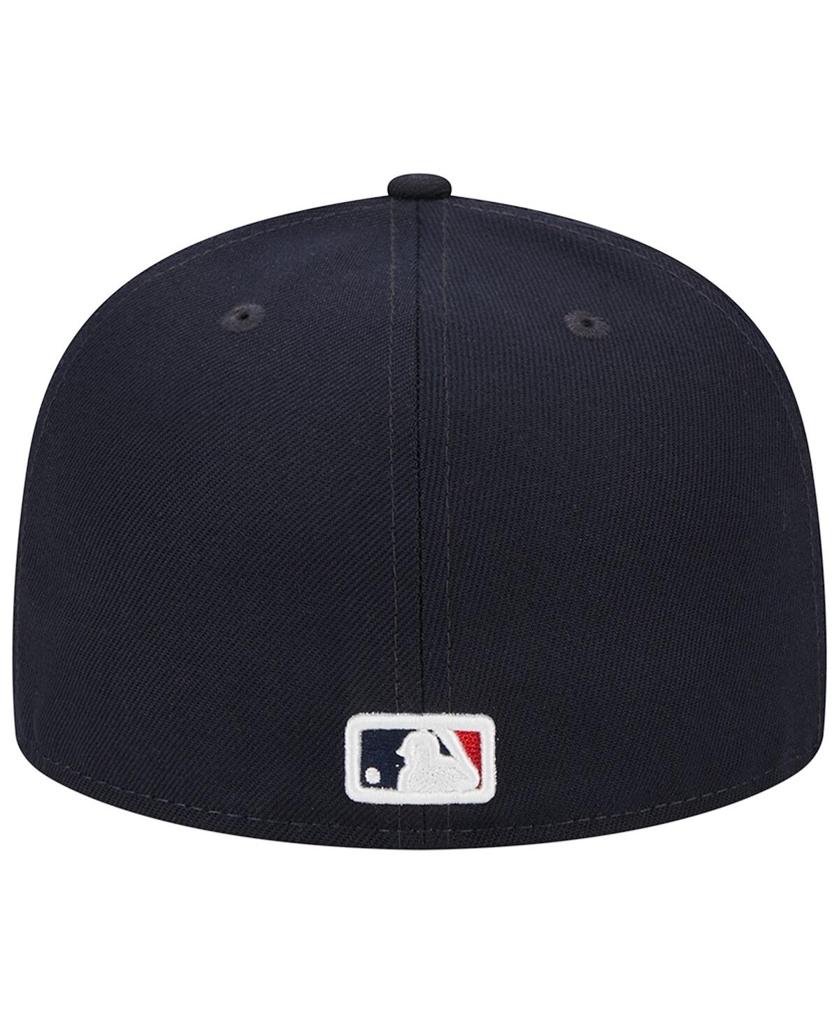 Men's New EraCleveland Guardians Primary Logo 2019 Mlb All-Star Game Team Color 59FIFTY Fitted Hat - Navy