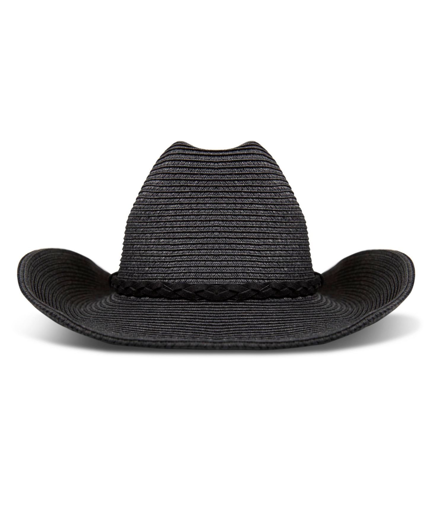 Женский головной убор Lucky Brand Banded Western Hat, цвет: Чёрный — фото 2
