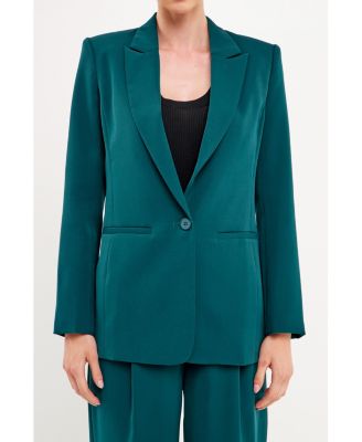 Women's Single-Breasted Blazer