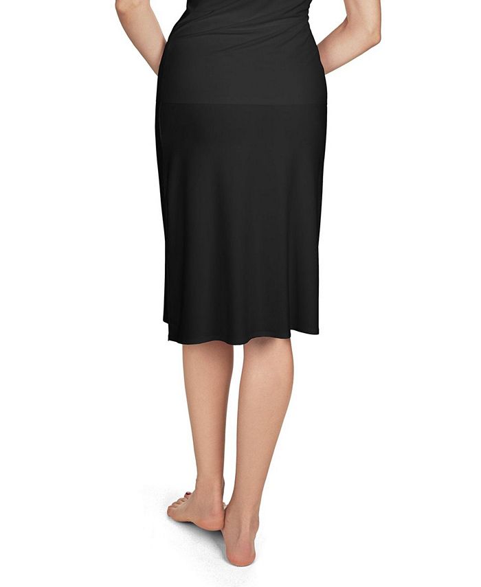 MeMoi Women's Seamless HighWaisted Bonded Full Slip Skirt Macy's