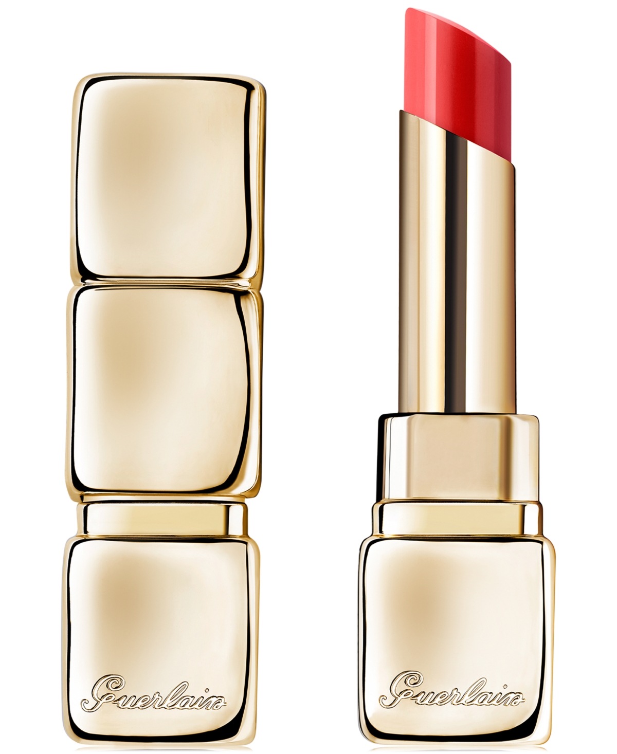 Guerlain Kisskiss Bee Glow Lipstick Balm In - Poppy Glow