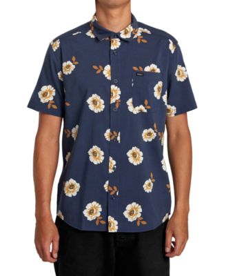 RVCA - Men's Botanical Short-Sleeve Shirt