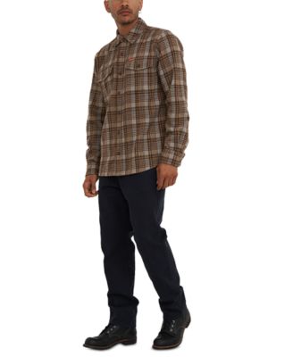 Deus Ex Machina - Men's Kalyn Long-Sleeve Button Front Check Shirt