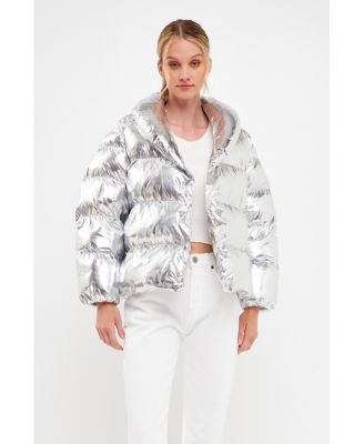 Women's Belted Puffer Jacket