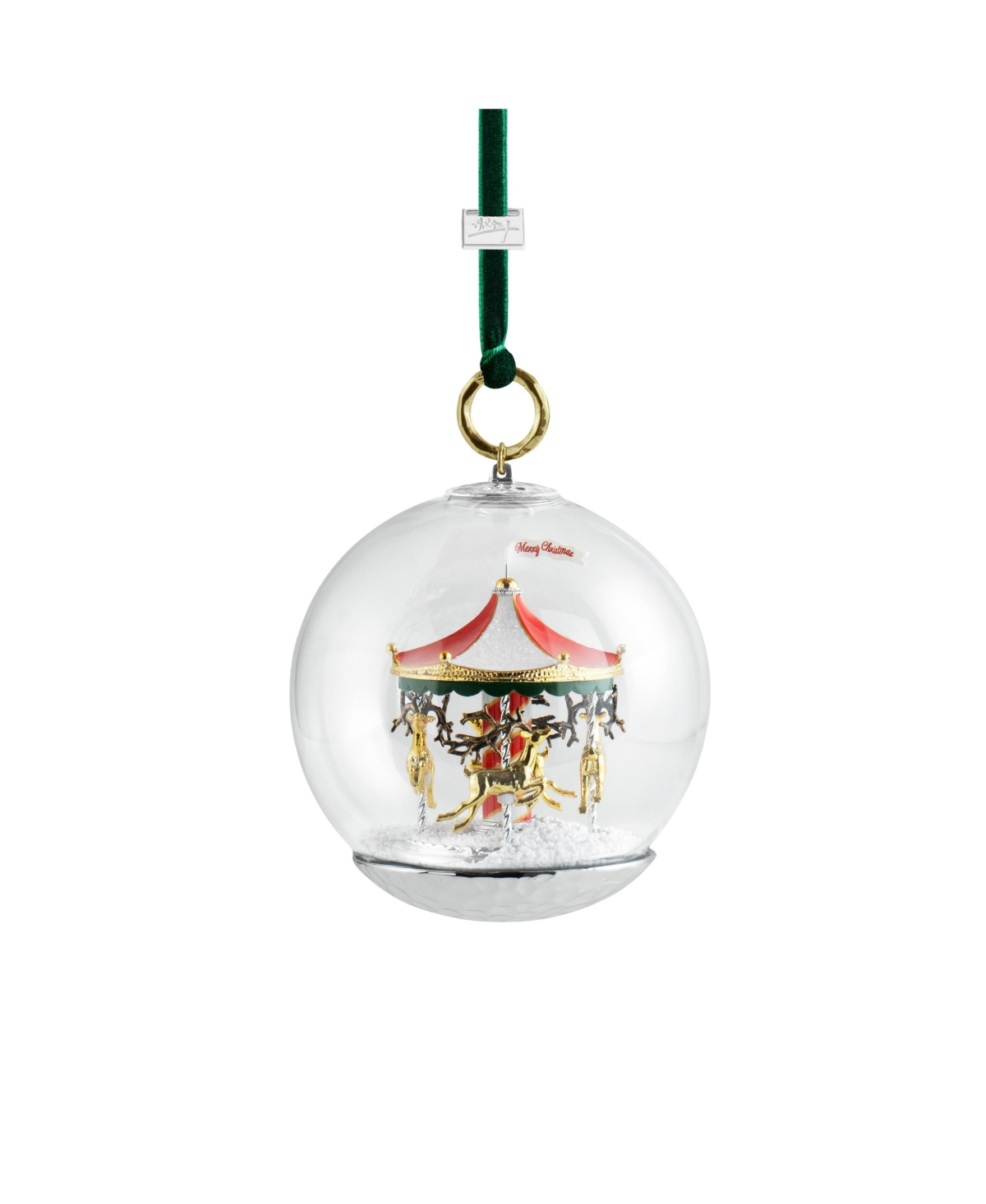 Michael Aram Merry Go Round Snow Globe Ornament In No Color
