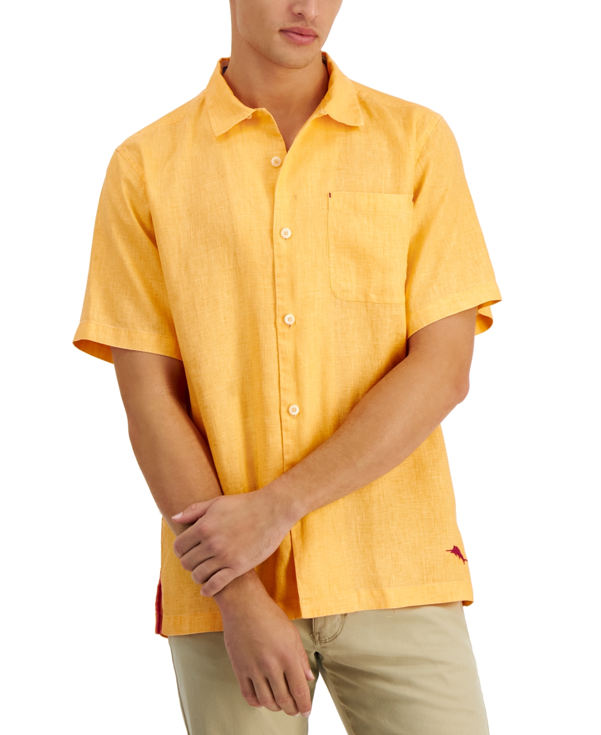 Tommy Bahama IslandZone Soriano Fronds Short Sleeve Woven Camp Shirt |  Dillard's